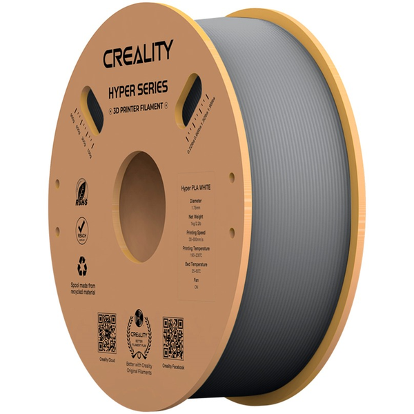 Filament PLA Creality 3D 1,75 mm 1000 g sivý
