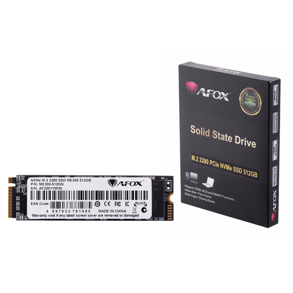 Afox Me300-1000gn Unidad De Estado Sólido 1,02 Tb M.2 Pci Express 3.0 Nvme 3d Nand
