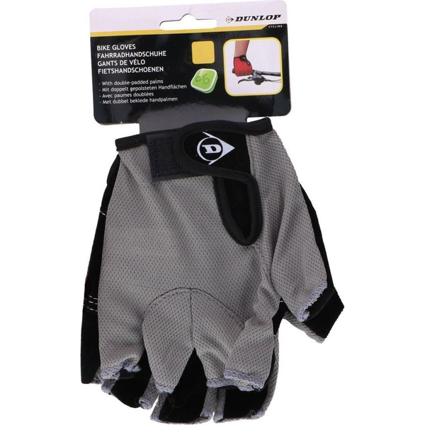 Cyklistické rukavice Dunlop L šedé