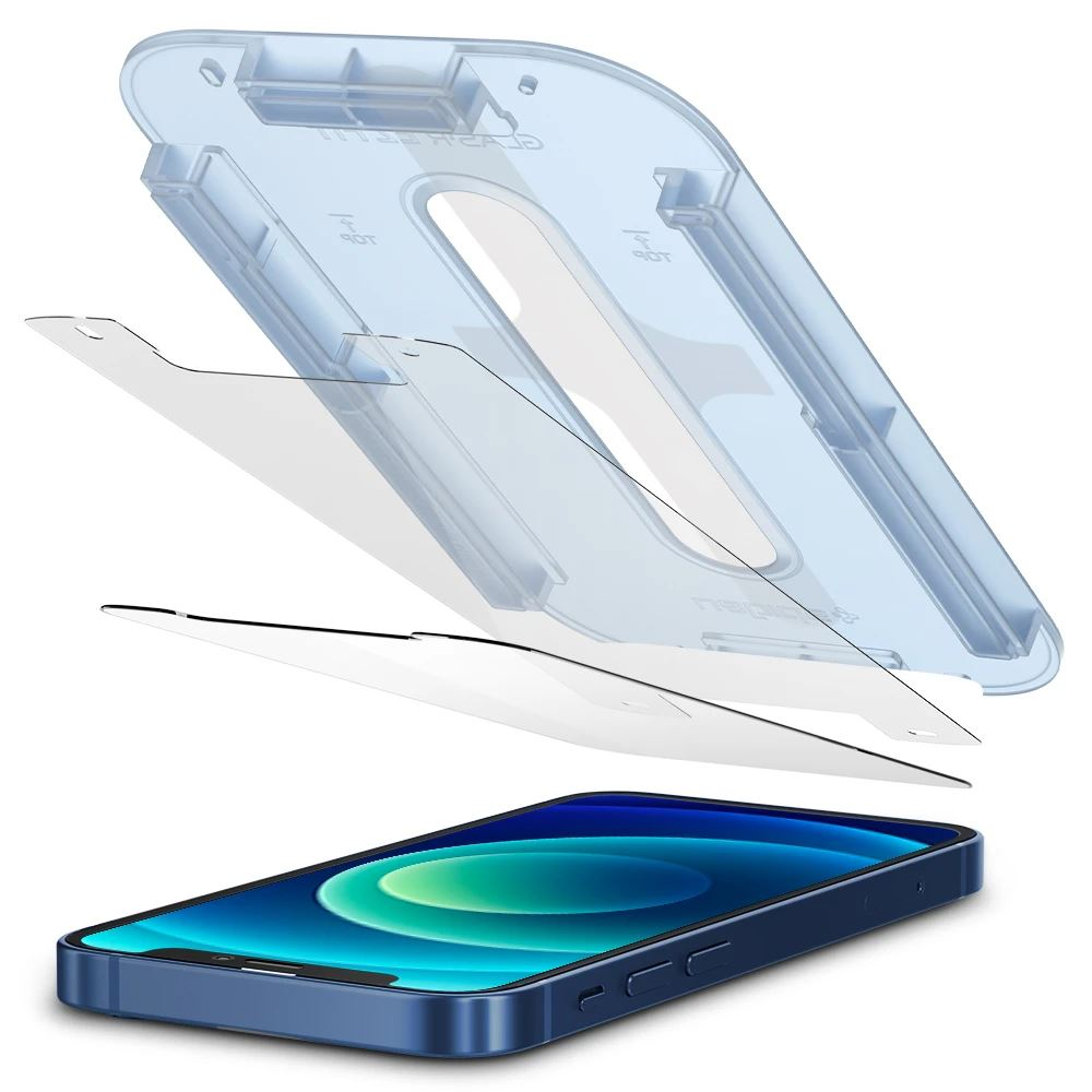 Spigen EZ FIT GLAS.tR SLIM Apple iPhone 12 Mini kijelzővédő 2db (AGL01811) (AGL01811)