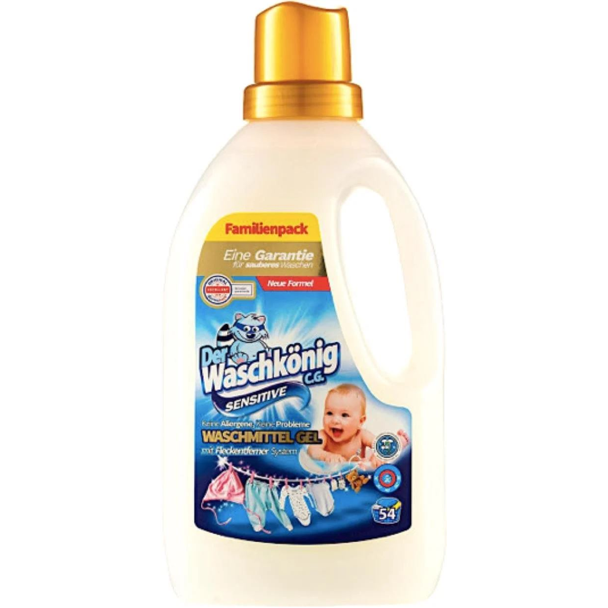 Waschkönig Sensitive mosógél 1.6L (54 mosás) (4260418930443) (4260418930443)