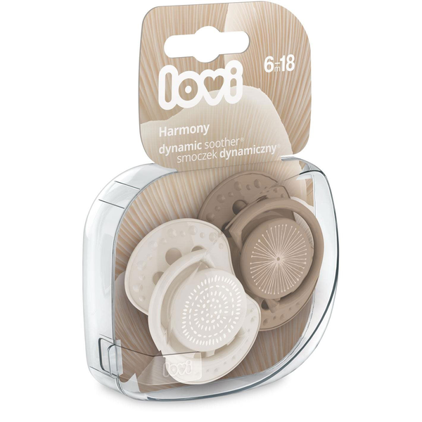 Бебешка залъгалка, Lovi, Силиконова, 6-18 л, Сива