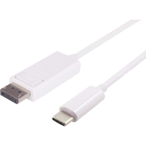 Microconnect USB3.1CDPB2W cavo e adattatore video 2 m USB tipo-C DisplayPort Bianco