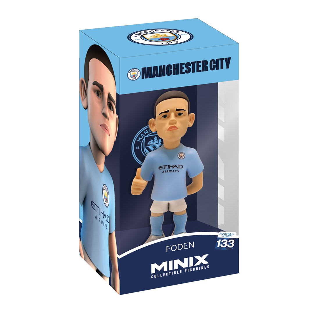 Minix 133 Football Stars - Manchester City Phil Foden gyűjthető Focista figura 12cm (11070)