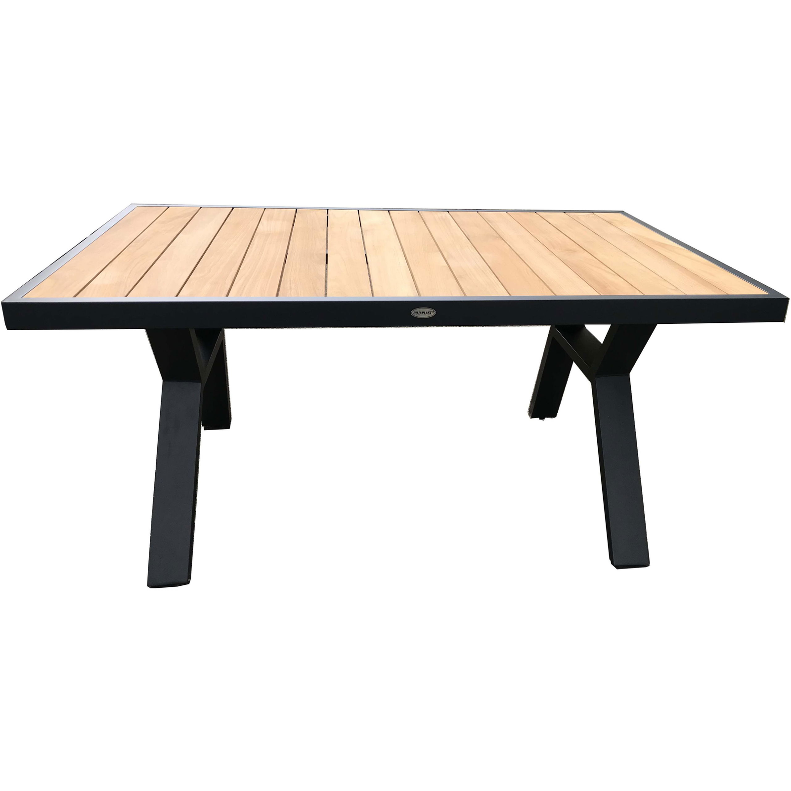 ROJAPLAST ROTTERDAM Kerti asztal, alumínium, 138×80 cm (1321)