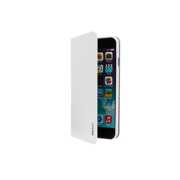 Ozaki OC581WH 0.4+Folio iPhone 6S+/6+ Tok - Fehér (OC581WH)