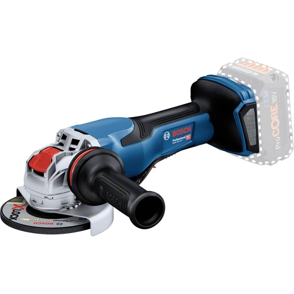 Bosch GWX 18V-15 P akkumulátoros sarokcsiszoló, akku nélkül (06019H6F01) (06019H6F01)