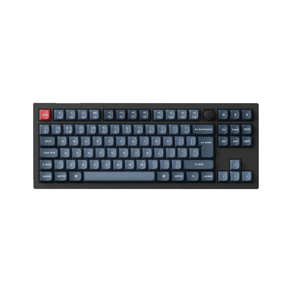 Keychron V3 Max Brown Switch Wireless USB-C Mechanikus RGB Billentyűzet HUN - Fekete (V3M-D3-HG)