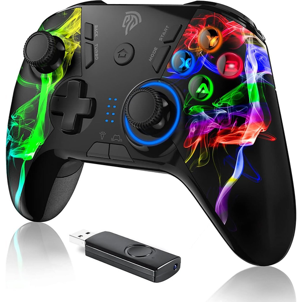 Steelplay JVAMUL00153 játékvezérlő Kék RF Gamepad Analóg/digitális PC, PlayStation 4, Playstation 3