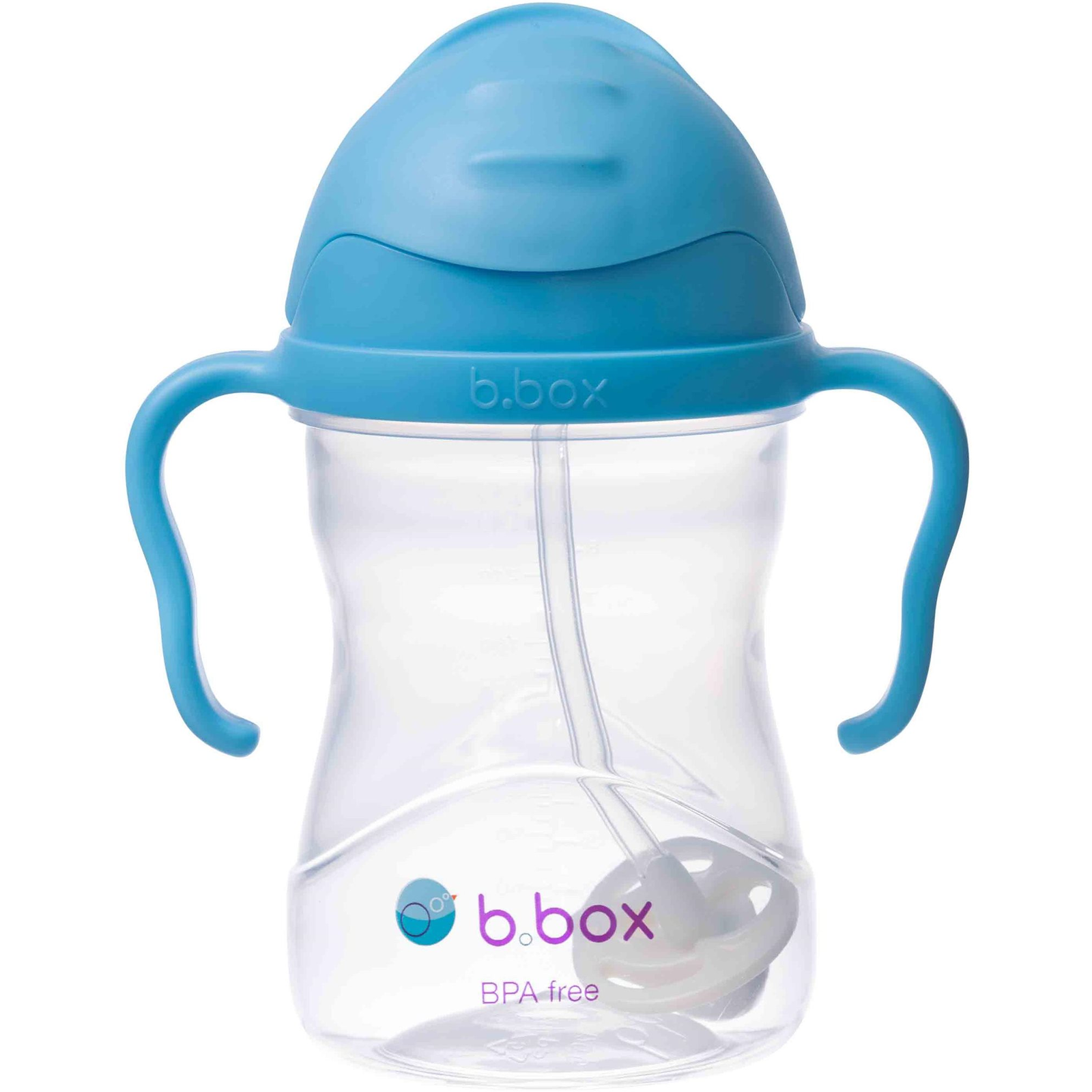 B.Box Pohár szívószállal - áfonya 240 ml (9353965005018)