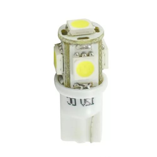 M-Tech T10 LED 5x5050 SMD fehér színű pár (72LB054W) (72LB054W)