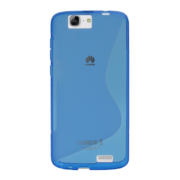 Szilikon telefonvédő (S-line) KÉK [Huawei Ascend G7] (5996457502653)