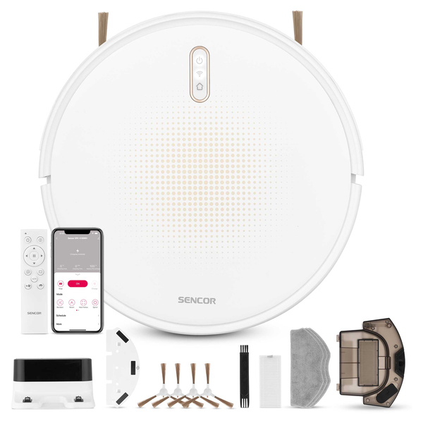 Sencor SRV 4150WH Robotporszívó Fehér 3000 Pa