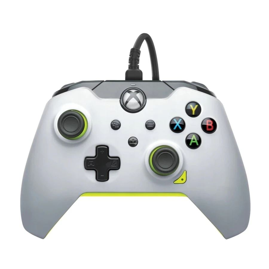 PDP 049-012-WY játékvezérlő Szürke, Lime, Fehér USB Gamepad Analóg/digitális PC, Xbox One, Xbox Series S, Xbox Series X (049-012-WY)