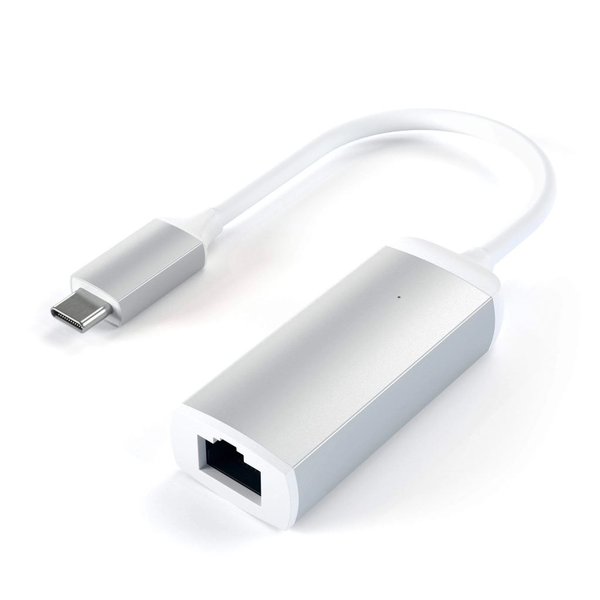 Satechi ST-TCENS Aluminum Type-C - Gigabit Ethernet adapter ezüst