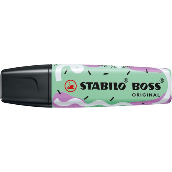 STABILO BOSS ORIGINAL markeerstift 1 stuk(s) Beitelvormige punt Groen