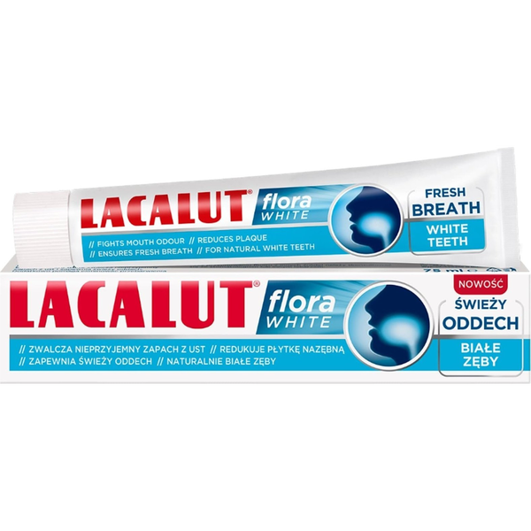 Lacalut  LACALUT PASTA FLORA WHITE na halitozę