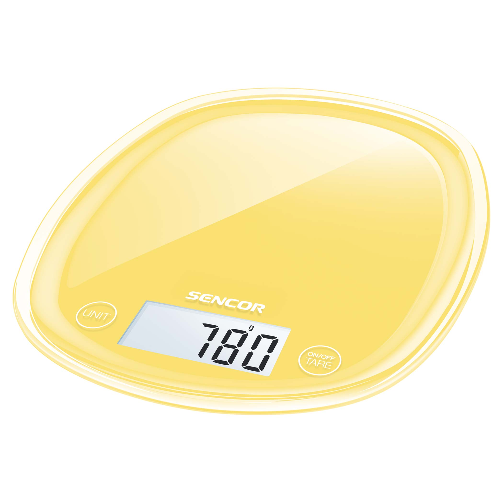 Sencor SKS 36YL Digitális konyhai mérleg - Citromsárga (SKS 36YL)