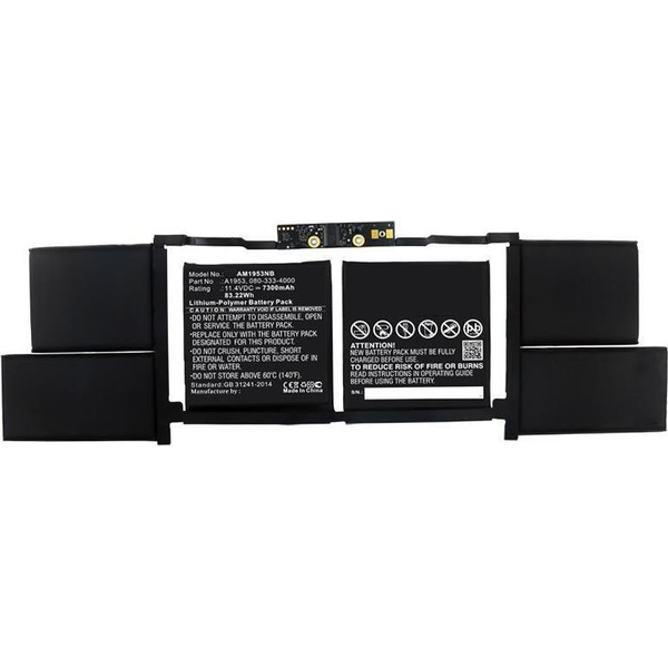 Bateria Portatil Coreparts Para Apple Macbook Pro 15" Retina 2018-2019 A1990