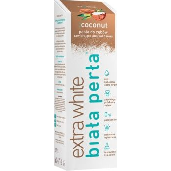  Biała Perła Pasta do zębów z olejem kokosowym 75ml