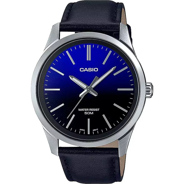 Reloj Anal?gico Casio Collection Mtp-e180l-2avef/ 50mm/ Azul Y Plata