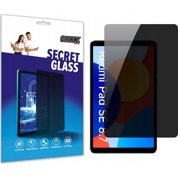  GrizzGlass Szkło prywatyzujące GrizzGlass SecretGlass do Xiaomi Redmi Pad SE 8.7