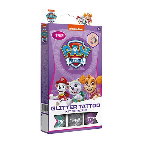 TyToo Mancs Őrjárat Lányos csillámtetoválás szett (CTDS0071) (CTDS0071)