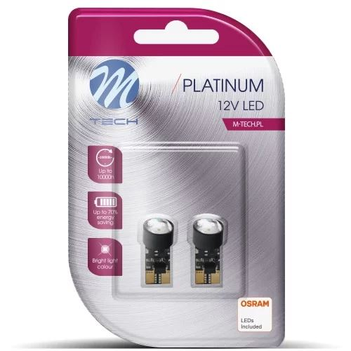 M-Tech T10 LED 1xHP Can-Bus fehér színű, pár (72LB803W) (72LB803W)