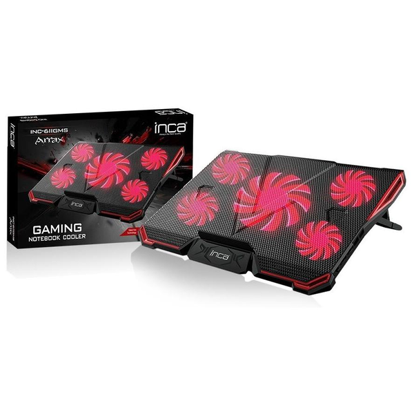 INCA Notebook Kühler INC-611GMS  Gaming, 14-17", 5 Lüfter retail