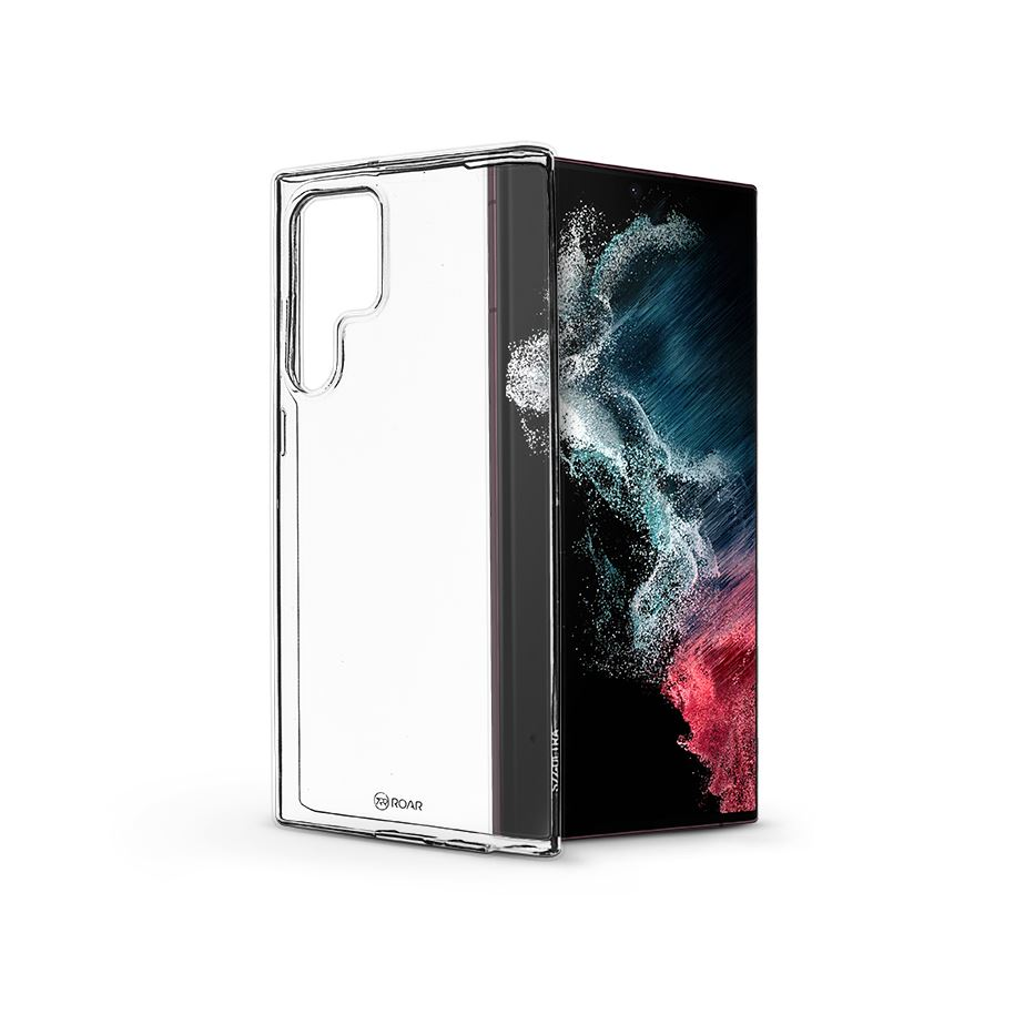 Roar All Day Full Samsung S908B Galaxy S22 Ultra 5G szilikon tok átlátszó (KC0752) (KC0752)