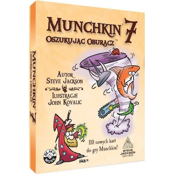 Black Monk Gra Munchkin 7 Oszukując oburącz Dodatek