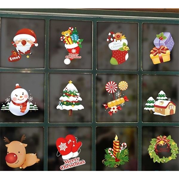 Iris Mikulás és kesztyű mintás ablakdísz (173-06) (is173-06)