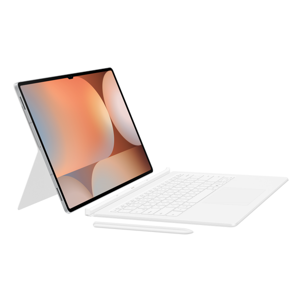 Samsung Tab S10 Ultra/S9 Ultra billentyűzetes tok,Fehér
