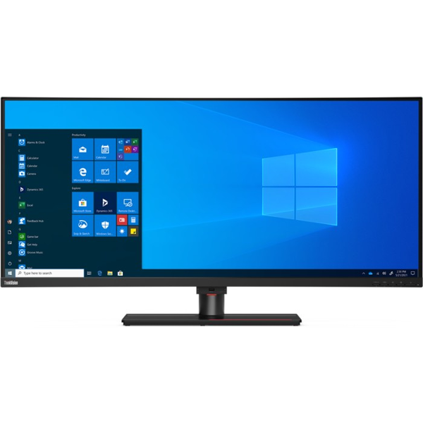 Lenovo ThinkVision P40w-20 LED display 100,8 см (39.7") 5120 x 2160 пиксела Черен