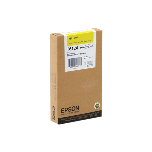 Epson T6124 blækpatron 1 stk Original Gul