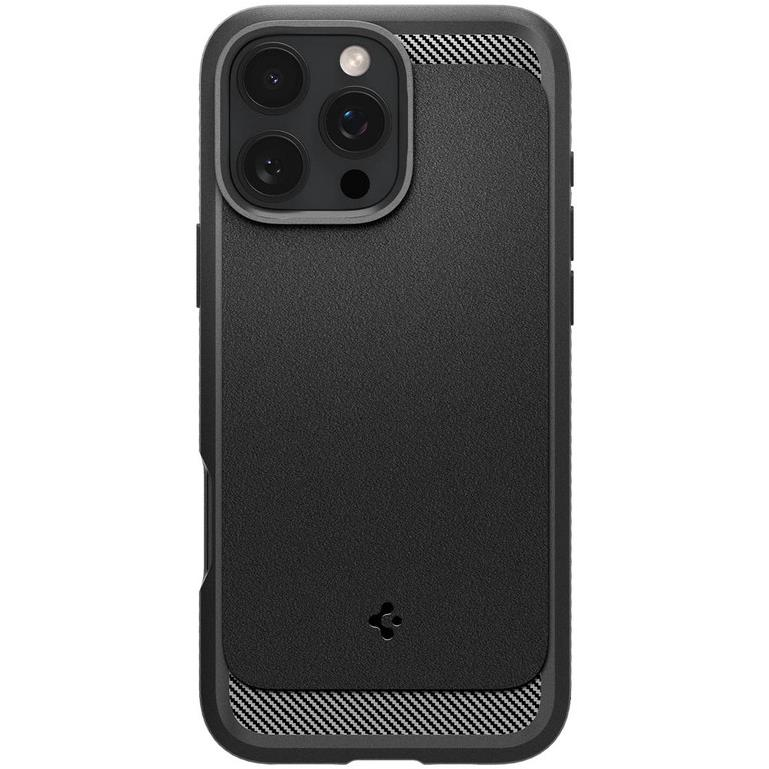 Spigen Rugged Armor MagSafe Matte Black iPhone 16 Pro tok (ACS08115)