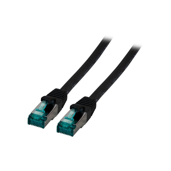 EFB RJ45 Patchkabel S/FTP, Cat.6A, LSZH, 3m, schwarz (MK6001.3B)