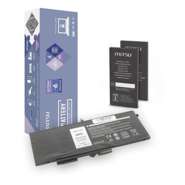 MITSU Dell BC/DE-5490 Notebook akkumulátor 46Wh