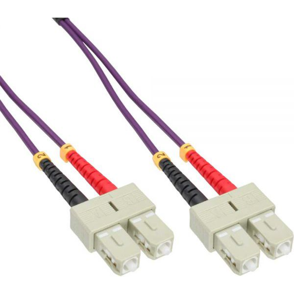 InLine 83502P InfiniBand og fiberoptisk kabel 2 m Lilla
