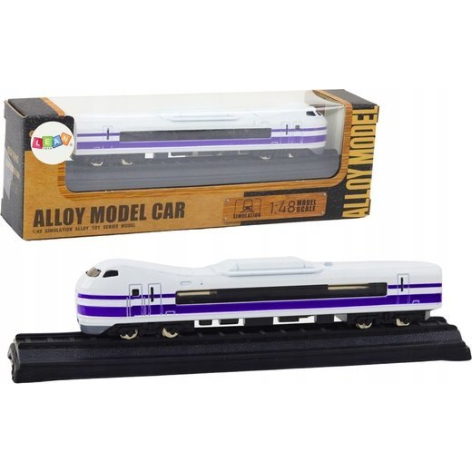 Gyűjtő Modellvasút Vagon 1:48 Fém Fehér és Lila 18924 (18924)