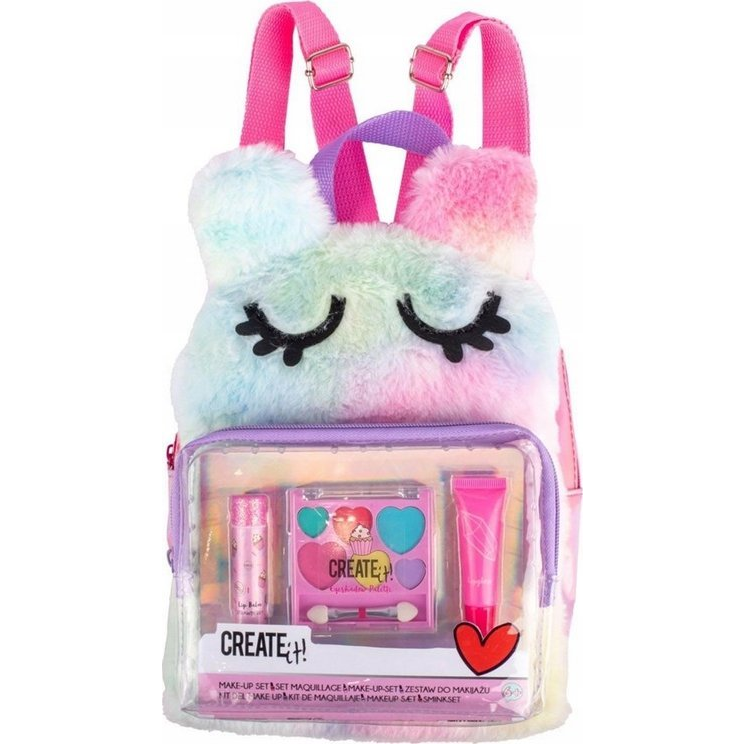 Canenco Smink Készlet Csajos Plüssös Hátizsákban