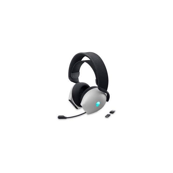 Alienware AW720H Headset Bedraad en draadloos Hoofdband Gamen USB Type-C Zwart, Wit