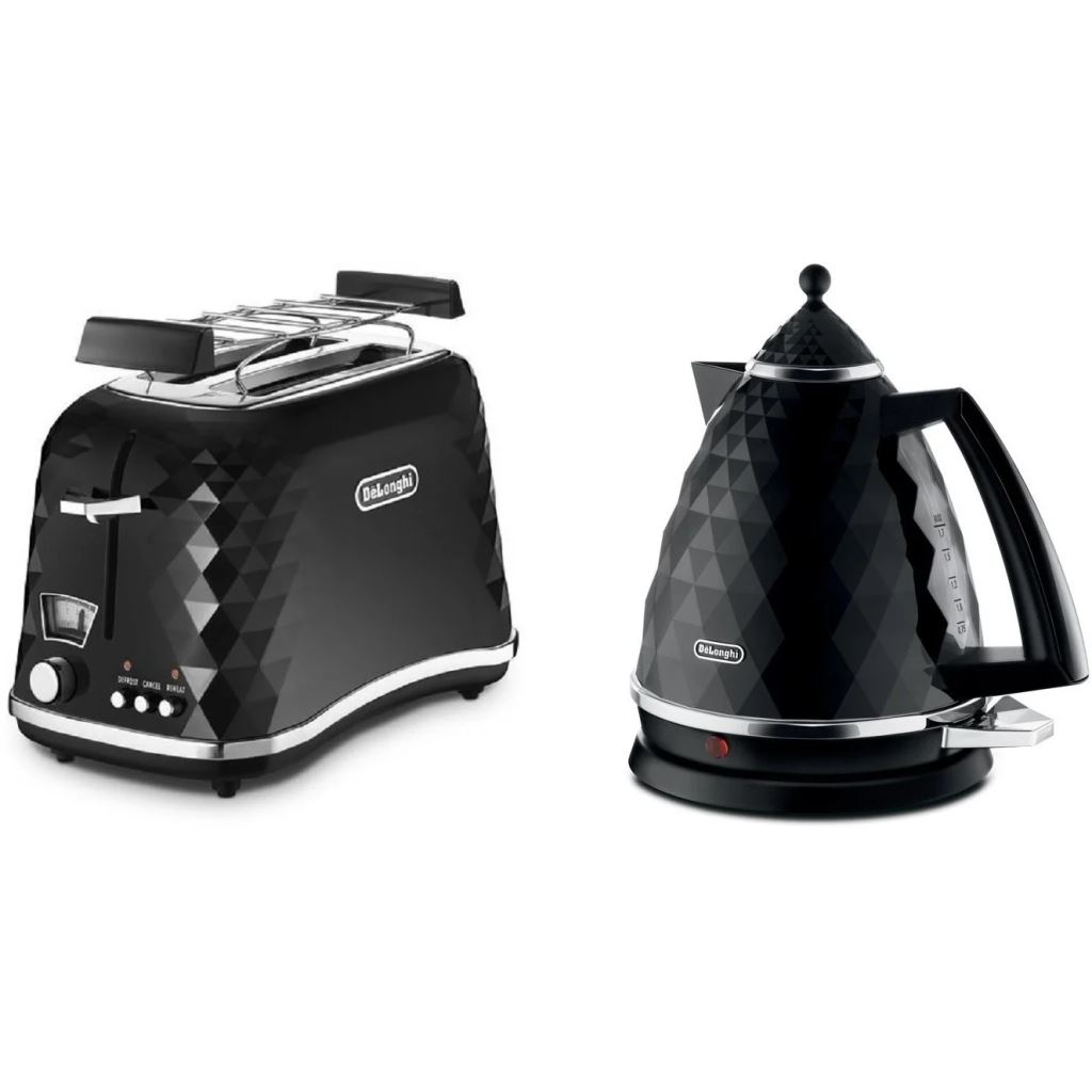 De'Longhi Brillante Exclusive reggeliző kollekció fekete (KBJ2001.BK + CTJ2103.BK) (KBJ2001.BK + CTJ2103.BK)