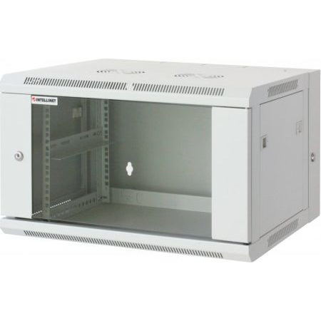 Intellinet 712026 шкаф за монтиране на апаратура 15U Поставка монтирана в стена Сив