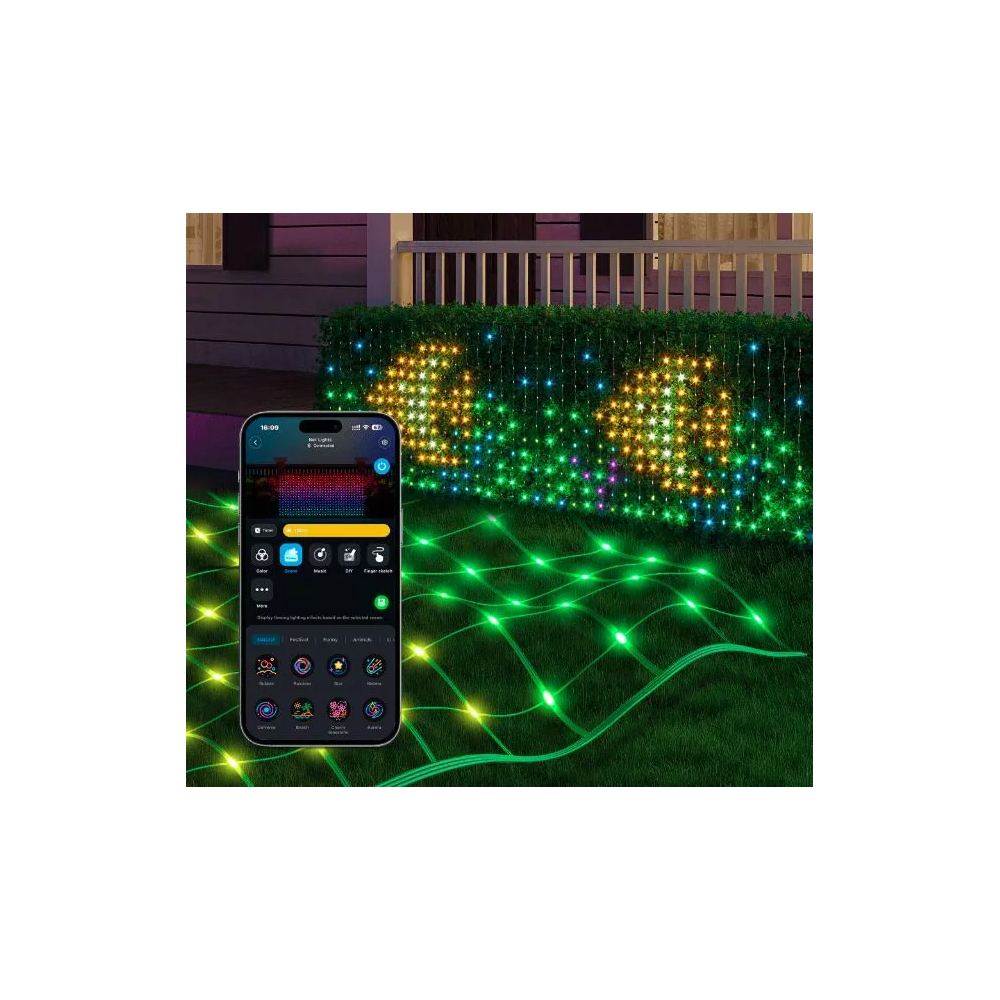 Govee GOVH6810 Smart Wifi Bluetooth Okos Dekor LED fényháló (GOVH6810)