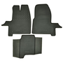 RIGUM Rubber Car Mats for FORD Transit Custom 2012->, Black (Set of 3)