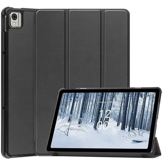 Gigapack Nokia T21 LTE bőr hatású tablet tok fekete (GP-137940) (GP-137940)