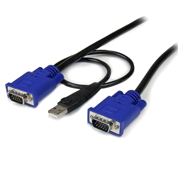 StarTech.com SVECONUS10 KVM-kabel Sort 3 m
