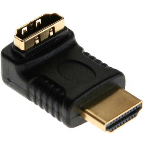 InLine 17600F csatlakozó átlakító HDMI A female HDMI Fekete (17600F)