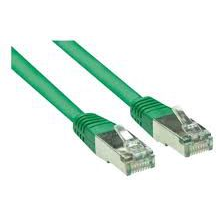  Goobay Patchcord F/UTP, Cat5e, 0.50m, zielony (75111-0.5g)